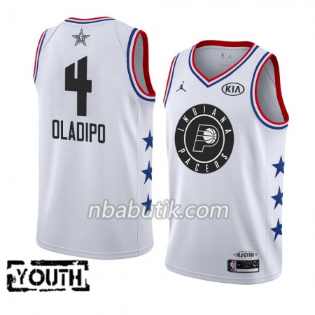 NBA Børn Trøje Indiana Pacers Victor Oladipo 4 2019 All-Star Jordan Brand Hvid Swingman